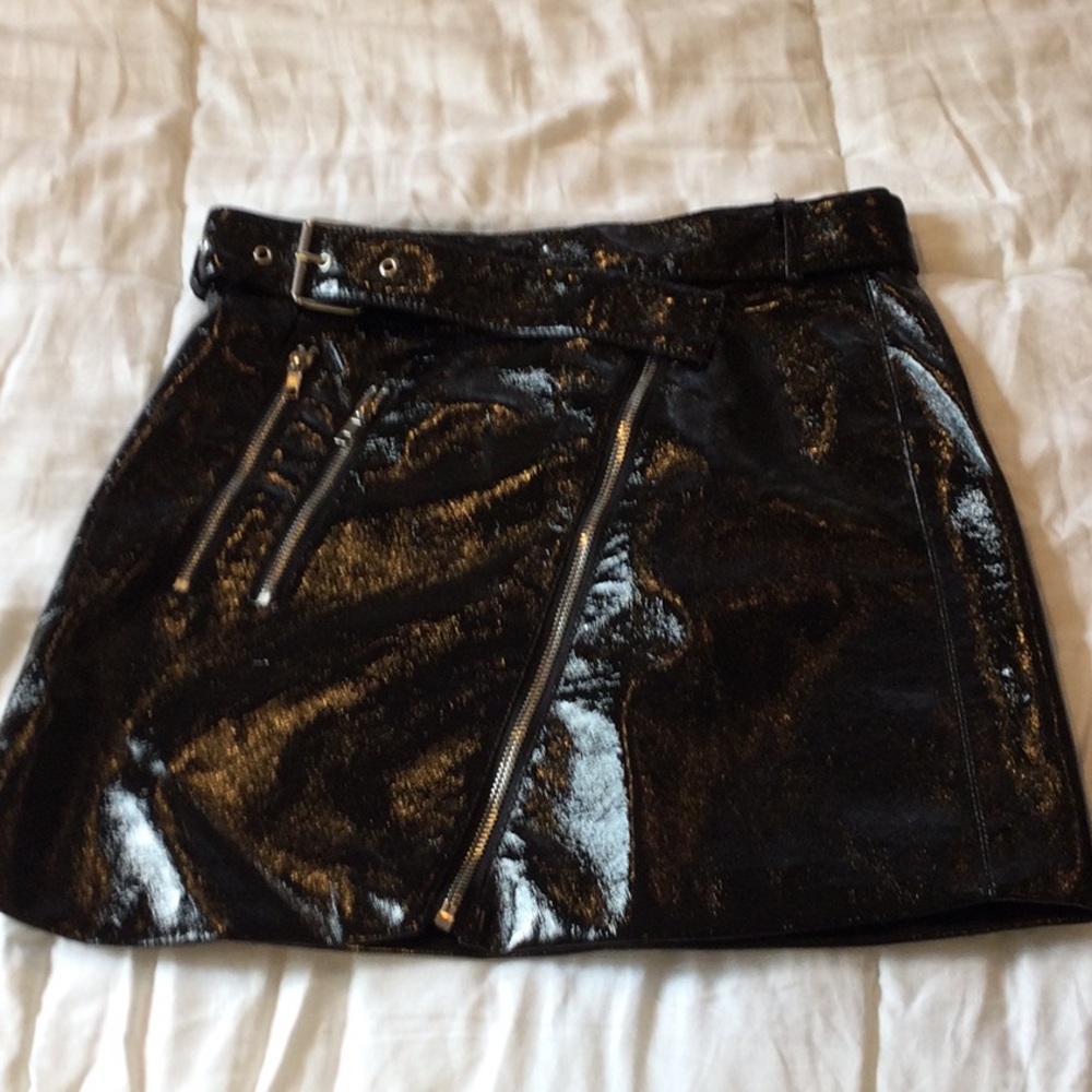 Forever 21 faux leather Micro Mini Skirt. small.